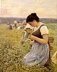 Charles Sprague Pearce Women in the Fields painting
